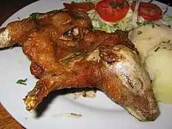 Fried cuy is one of the most requested foods in the Carnival of Conache