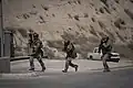 Cypriot Special Forces during fire and movement drills.