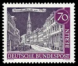 Berlin commemorative stamp of 1962
