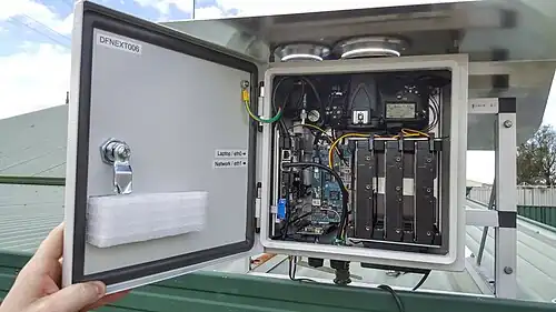 inside of observatory showing components