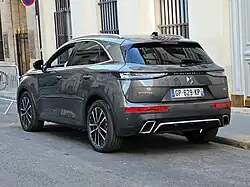 DS 7 E-Tense Rear View
