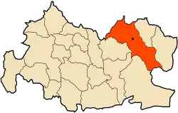 Location of Theniet El Had