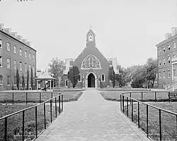 Dahlgren Chapel and courtyard