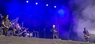 Dark Funeral performing in 2022