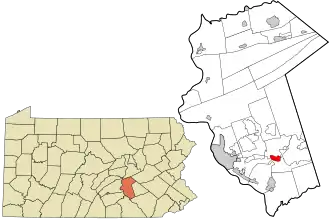 Location in Dauphin County and the U.S. state of Pennsylvania.