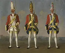 Grenadiers, Infantry Regiments 8B Block, 1A Hattorf and 10A Hammerstein