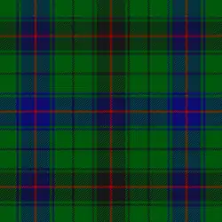 Multiple checks&nbsp;– Davidson, a green ground with equal blue and black bands, then with red, blue, and black over-checks.