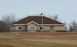 Town hall by Rozellville