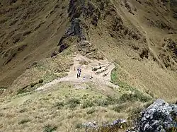 Dead Woman's Pass on the Inca Trail to Machu Picchu in Peru