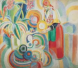 Robert Delaunay, Portuguese Woman, Oil on canvas, 1916