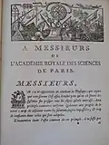Dedication to a 1772 copy of volume 1 of "Recherches sur les modifications de l'atmosphère"