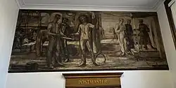 Depew Post Office mural