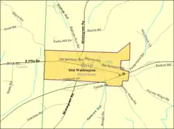 Detailed map of Old Washington