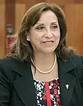 Dina Boluarte, First Vice President of Peru