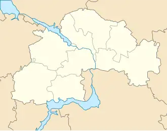 Shakhtarske is located in Dnipropetrovsk Oblast