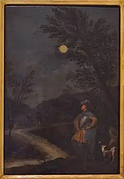 Donato Creti, Astronomical Observations - 07 - Saturn (1771) Oil on canvas (51 cm x 35 cm) Pinacoteca Vaticani.