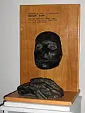 Death mask of Gustaaf Sorel by sculptor Irénée Duriez&nbsp;[vls]