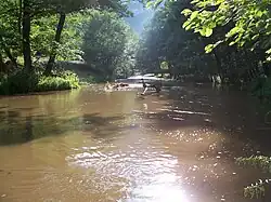 Lower course at the mouth, Greece
