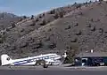 An Air Rajneesh Douglas DC-3 at Big Muddy Ranch Airport