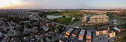 Aerial view of Downsview in 2024