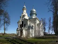 General view of the church