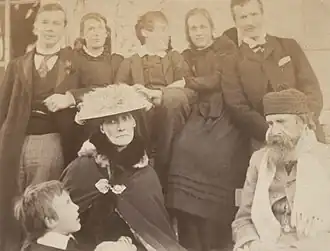 Julia and Leslie Stephen with their children 1892