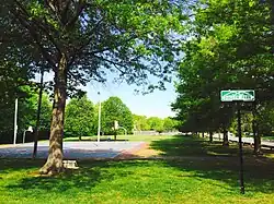 West facing view of northeast corner of Dugger Park Medford Massachusetts USA
