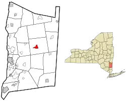 Location of Millbrook, New York