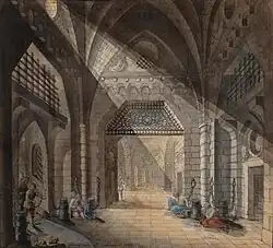 A dungeon, watercolor, 1773.