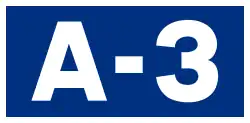 Autovía A-3 shield}}