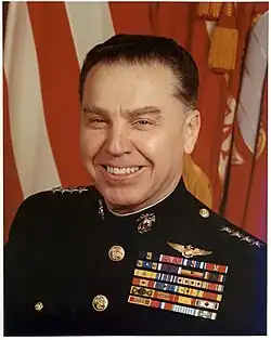 Earl E. Anderson official portrait from the U.S. Marine Corps