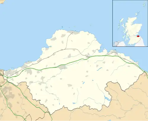 Dunbar is located in East Lothian