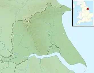 Wetwang Slack is located in East Riding of Yorkshire