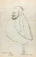 Self-caricature (1870)