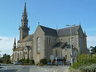The church of Saint-Brévalaire, in Kerlouan