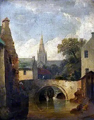 The Molendinar Burn by Elizabeth Walker, c. 1850