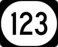Kentucky Route 123 marker