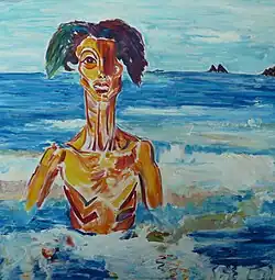 Painting from the series iMigration (2015)