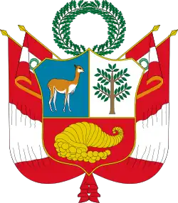 Coat of arms of Peruvian occupation of Ecuador