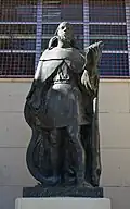 Statue of March at the Central Municipal Library of Valencia
