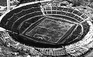 Image 22Estadio Centenario, the main stadium of the 1930 FIFA World Cup (from History of Uruguay)