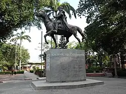 Monument to Simón Bolívar in the homonymous park