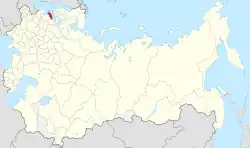 Location in the Russian Empire