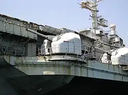 100&nbsp;mm modèle 64 turret of the aircraft carrier Clemenceau