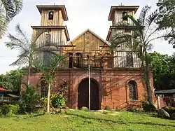 Barn-style Jasaan Church (1887), a [National Cultural Treasure