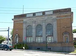 Farmers National Bank Building, built in 1926 in Pennsburg, in May 2015