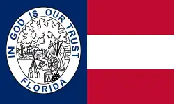 Flag of Florida, (September 27, 1861 – May 5, 1868)