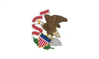 Flag of Illinois, (July 6, 1915 – September 17, 1969)
