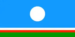 Flag of Republic of Sakha (Yakutia)