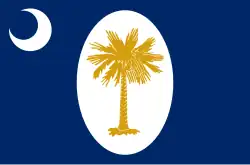 Flag of South Carolina, (January 26, 1861 – January 28, 1861)